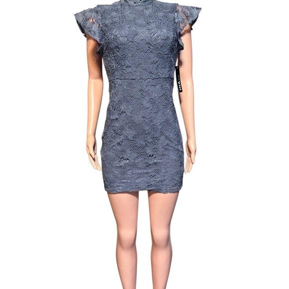 SER.O.YA Floral Lace Midi Dress aqua - Picture 2 of 7